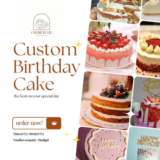 Custom celebration cakes